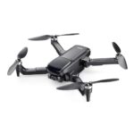 Ruko U11PRO compact black drone with foldable arms and sleek design, equipped with a built-in 4K camera and aerodynamic propellers for smooth, high-quality aerial photography.